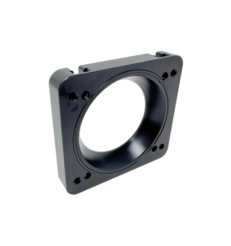 Subaru WRX STI Throttle Body Adapter - Torque Solution - Big Bore 76mm - Black - `06-`21 Subaru WRX STI Throttle Body Adapter - Torque Solution - Big Bore 76mm - Black - `06-`21